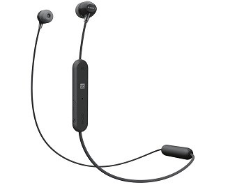 Sony WI-C300 bezdrátové technologie Bluetooth a NFC